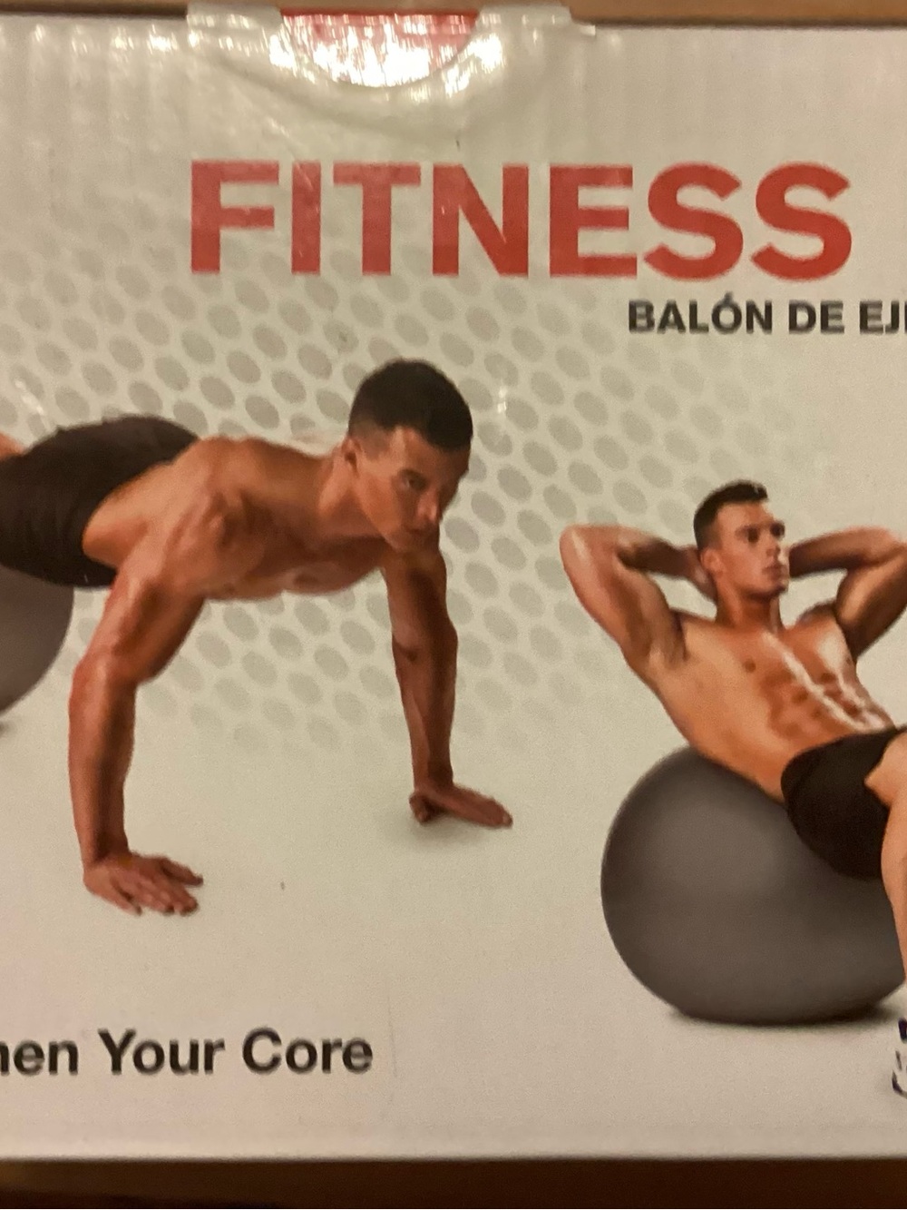 Fitness Ball Weider 65 cm latex free with pump - Picture 2 of 6